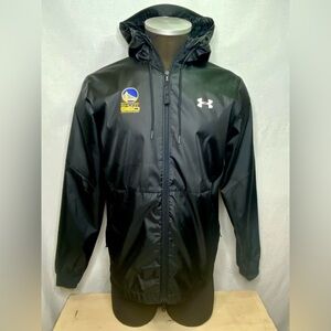 Under Armour Golden State Warriors Jacket Black Medium NBA Shoot 360 Academy